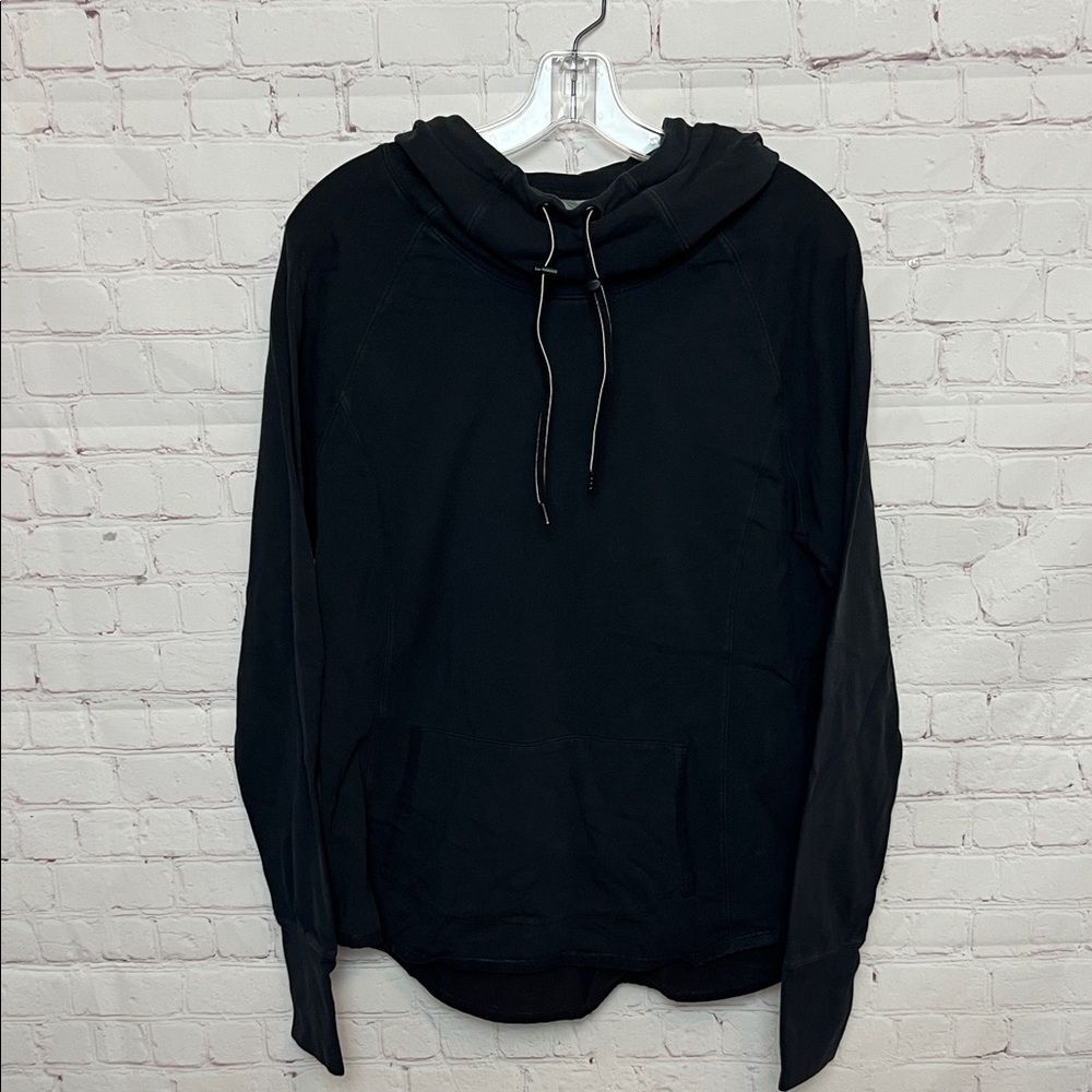 Athleta Black Funnel Neck Hoodie